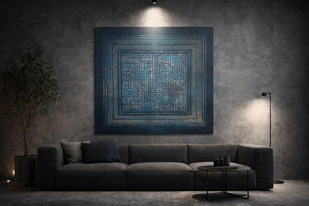 Kufi Yazı Nedir? Tarihteki Yeri, Dekorasyondaki Anlamı ve Kullanım Önerileri