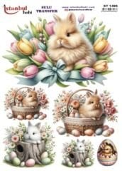 Sulu Transfer IST 1493 25x35cm tavşan
