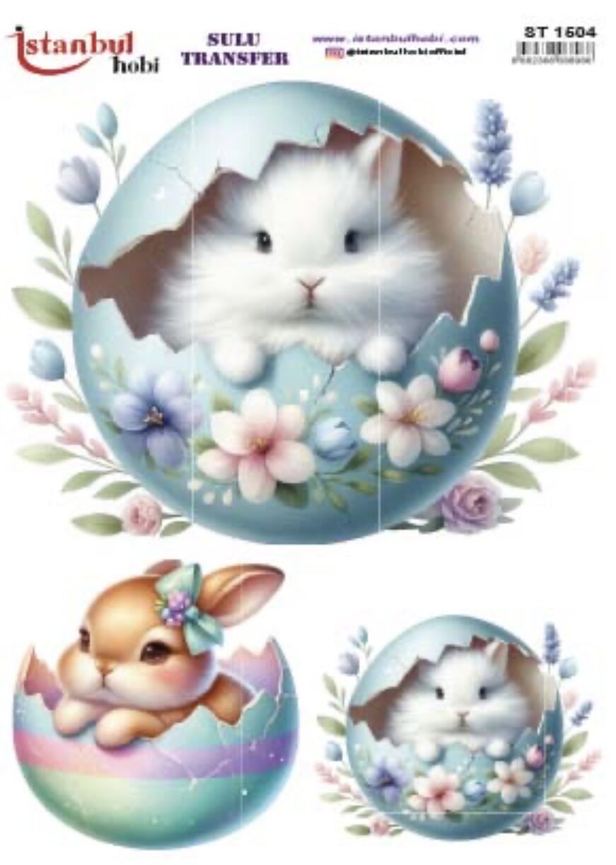 Sulu Transfer IST 1504 25x35cm tavşan