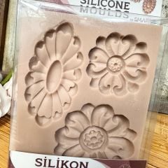 SİLİKON KALIP - ÇİÇEK SETİ 10X13