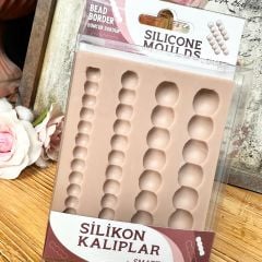SİLİKON KALIP - BONCUK BORDÜR SET 10X13