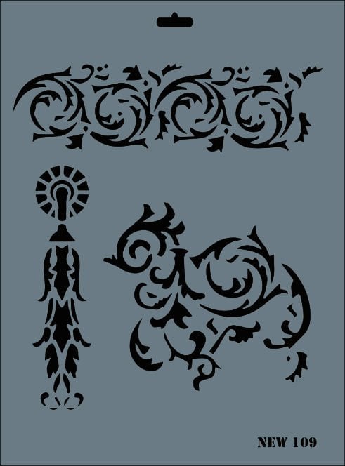 New Stencil 109 25 cm x 35 cm