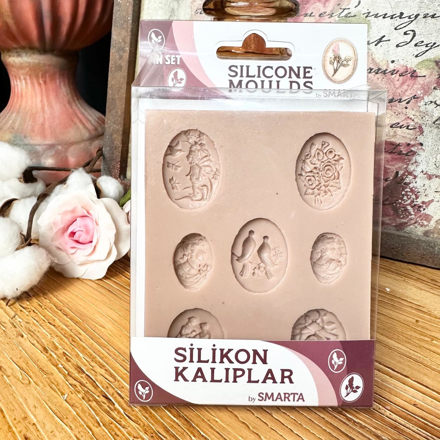 SİLİKON KALIP - BROŞ SETİ 10X13