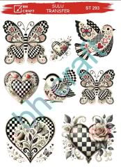 Sulu Transfer BH St 293 25x35cm damalı