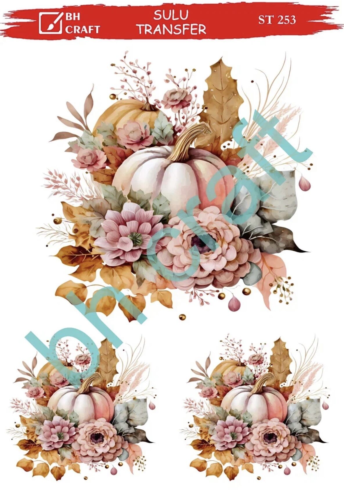 Sulu Transfer BH St 253 25x35cm kabak