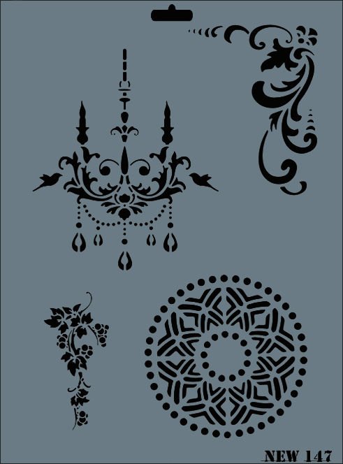 New Stencil 147  25 cm x 35 cm