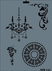 New Stencil 147  25 cm x 35 cm