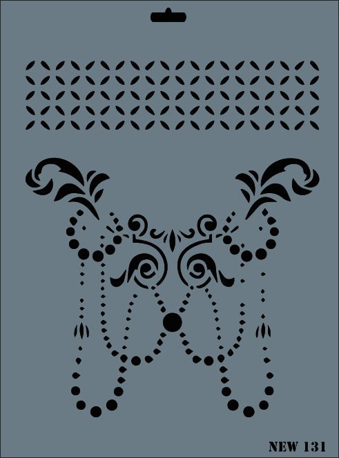 New Stencil 131 25cm x 35cm