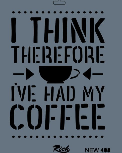 New Stencil 408 25cm x 35cm