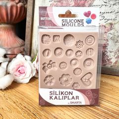SİLİKON KALIP - DÜĞMELER 10X13
