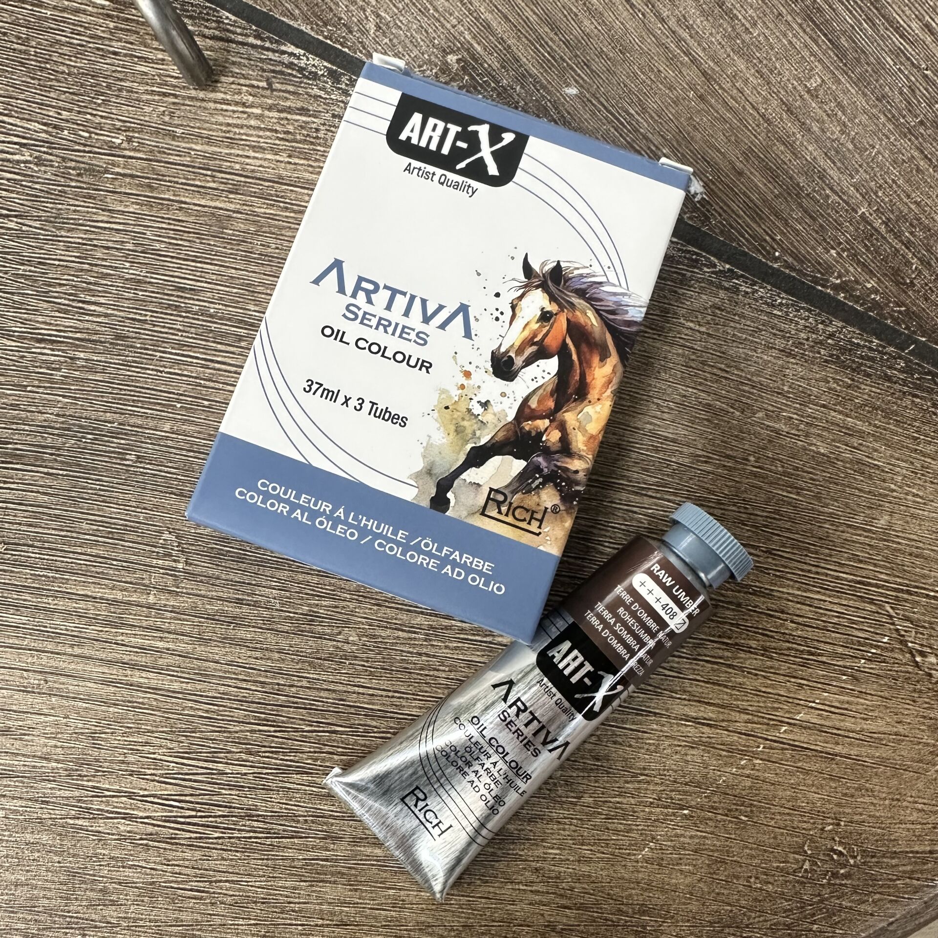 Raw Umber Yağlı Boya | Doğal Toprak Tonu Sanat Boyas