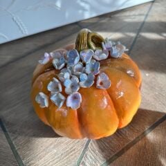 Kabartma Çiçekli Kabak-Orta