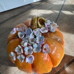 Kabartma Çiçekli Kabak-Orta