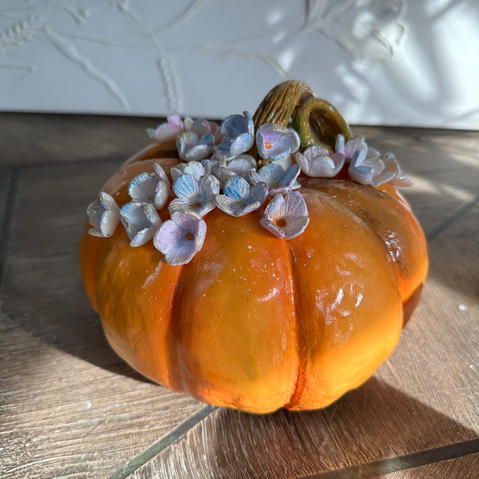 Kabartma Çiçekli Kabak-Orta