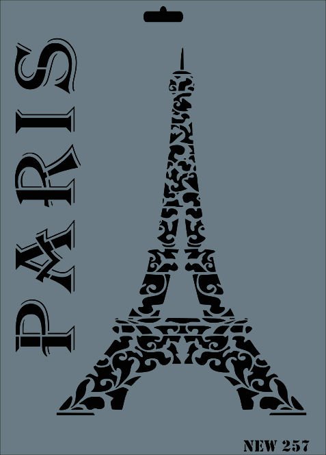 New Stencil 257  25cm x 35cm