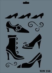 New Stencil 258  25cm x 35cm