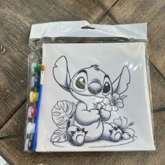 Tuval Boyama Seti Stitch Karakteri