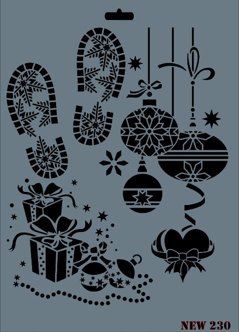 New Stencil 230  25cm x 35cm