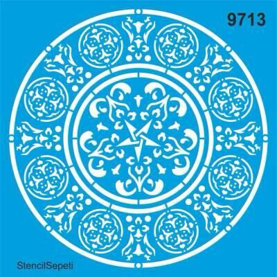 MANDALA 9713  30x30cm YUVALAK DESEN