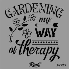 15727 Kare Stencil 25 cm x 25 cm