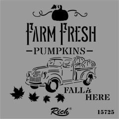 15725 Kare Stencil 25 cm x 25 cm