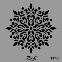 15743 Kare Stencil 25 cm x 25 cm