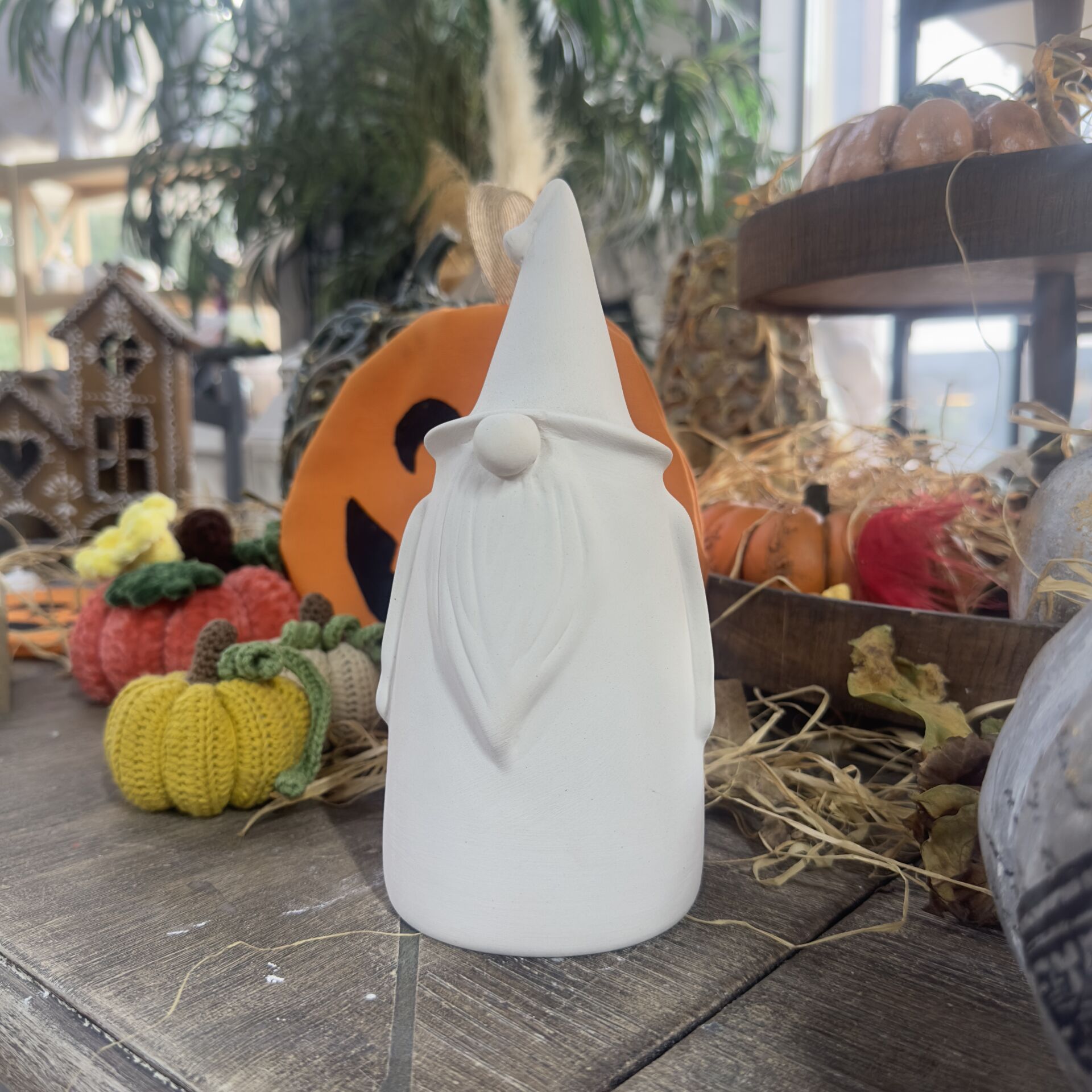 Cüce Heykel Kabak Dekoruna Uygun