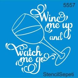 Şarap Saati 5557 20x20 cm