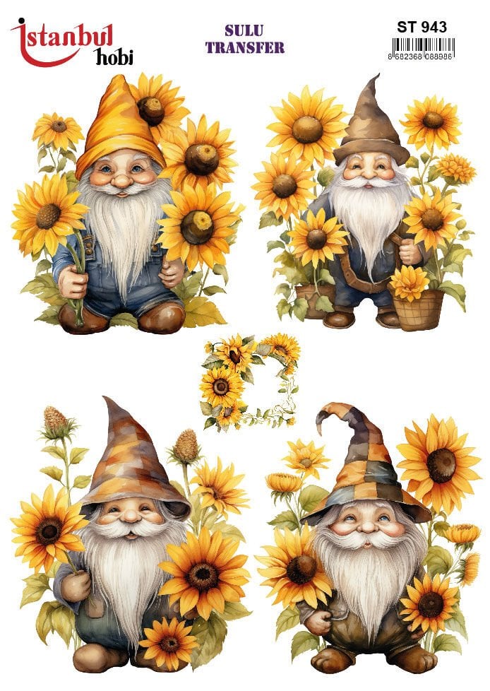 Sulu Transfer IST 943 25x35cm ayçiçek