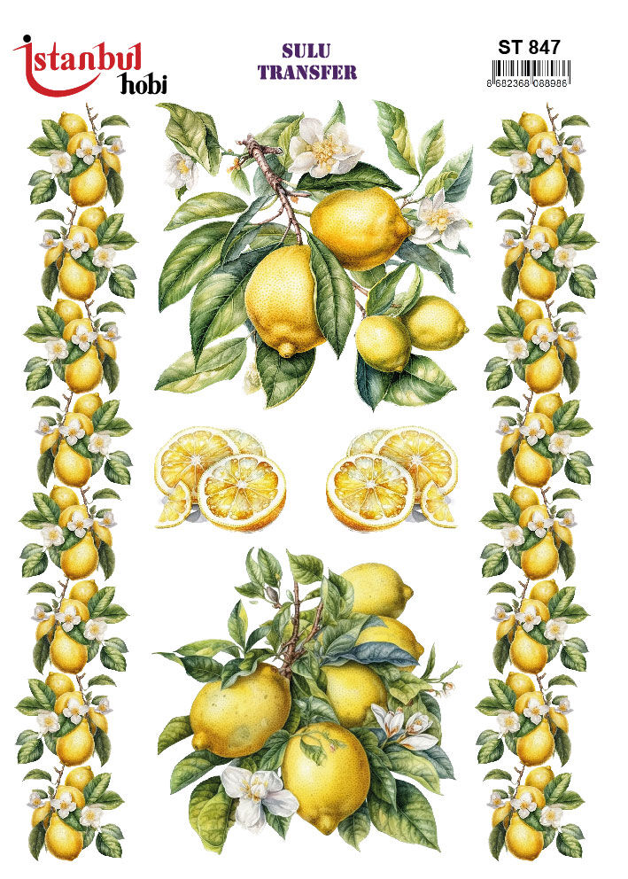 Sulu Transfer IST 847 25x35cm Limon