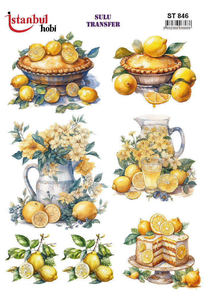 Sulu Transfer IST 846 25x35cm Limon
