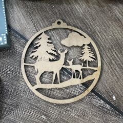 Ahşap Ağaç Süsü