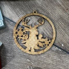 Ahşap Ağaç Süsü