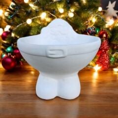 Ayaklı Noel Baba Tabak