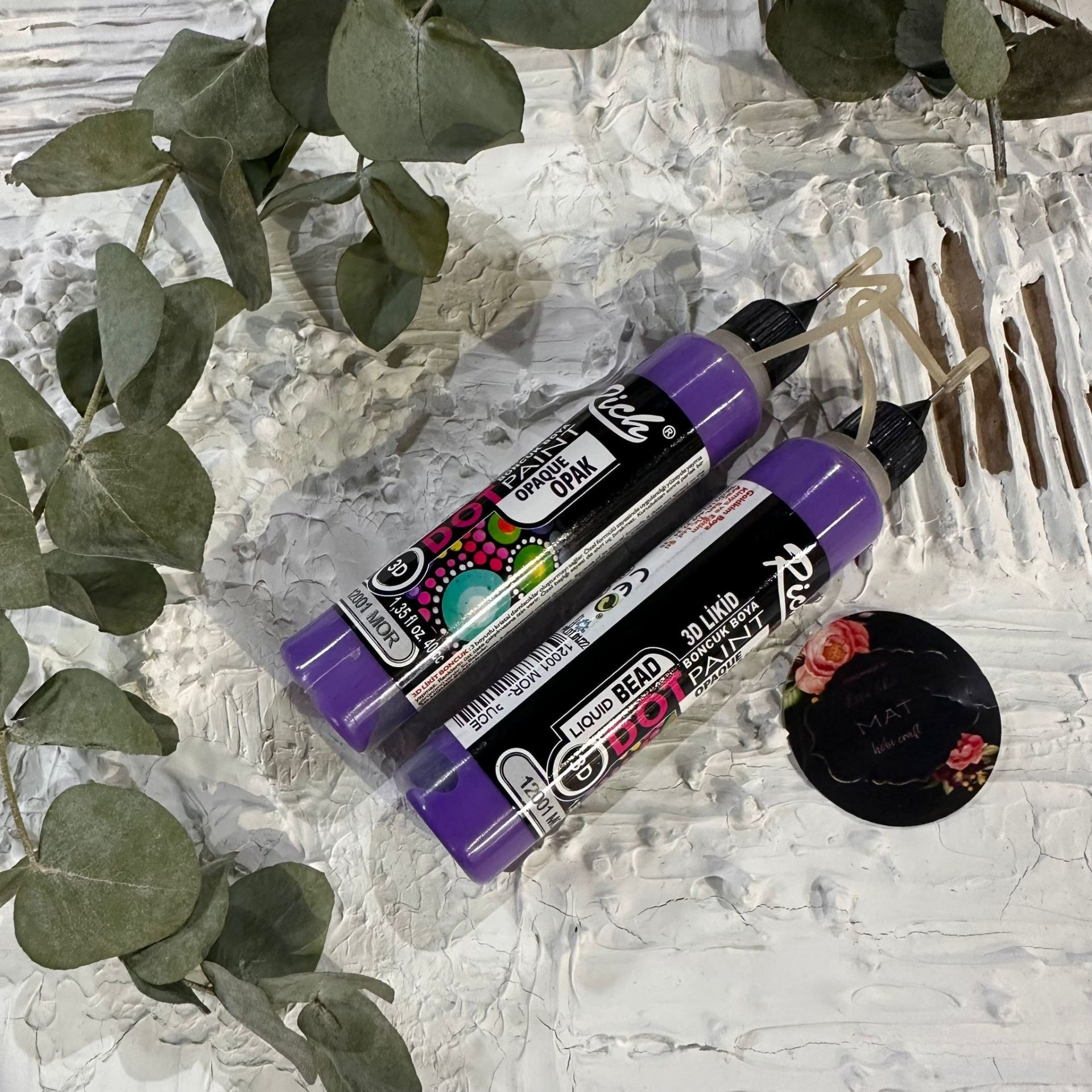 3D Likit Boya Dot Paint MOR