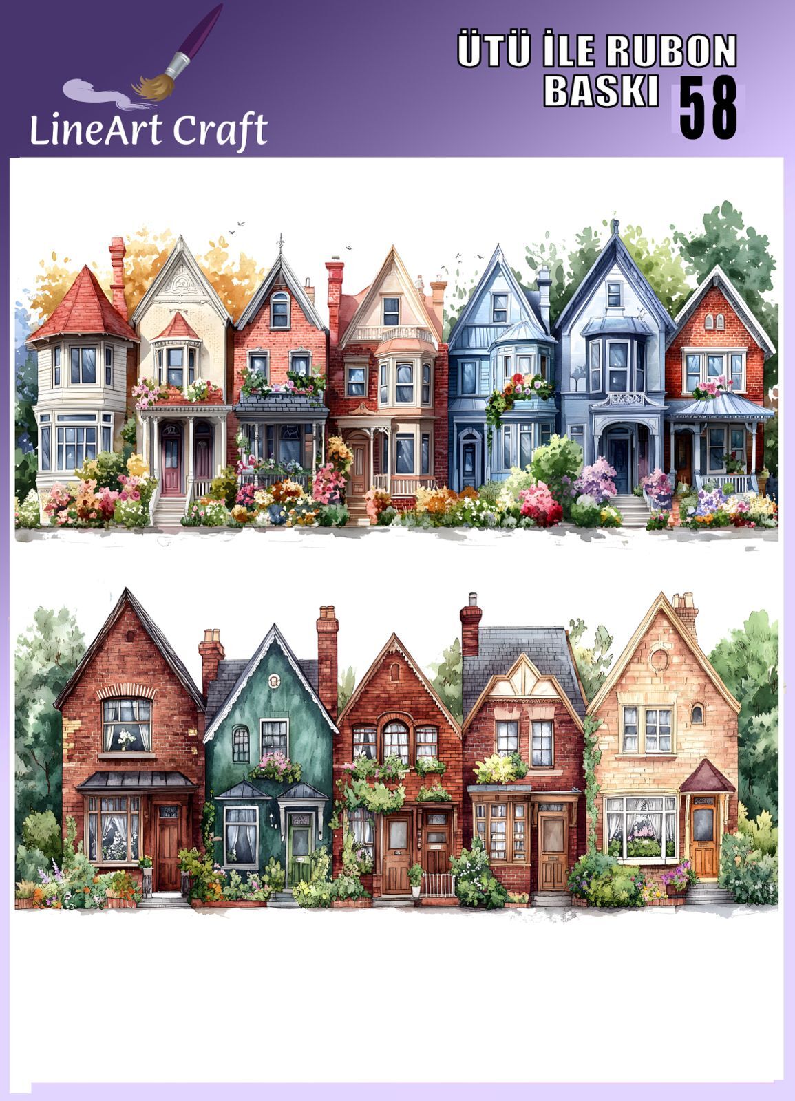 Ütü İle Rub On Transfer Ev desen_58