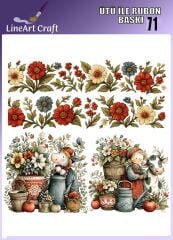 Ütü İle Rub On Transfer nakış desen