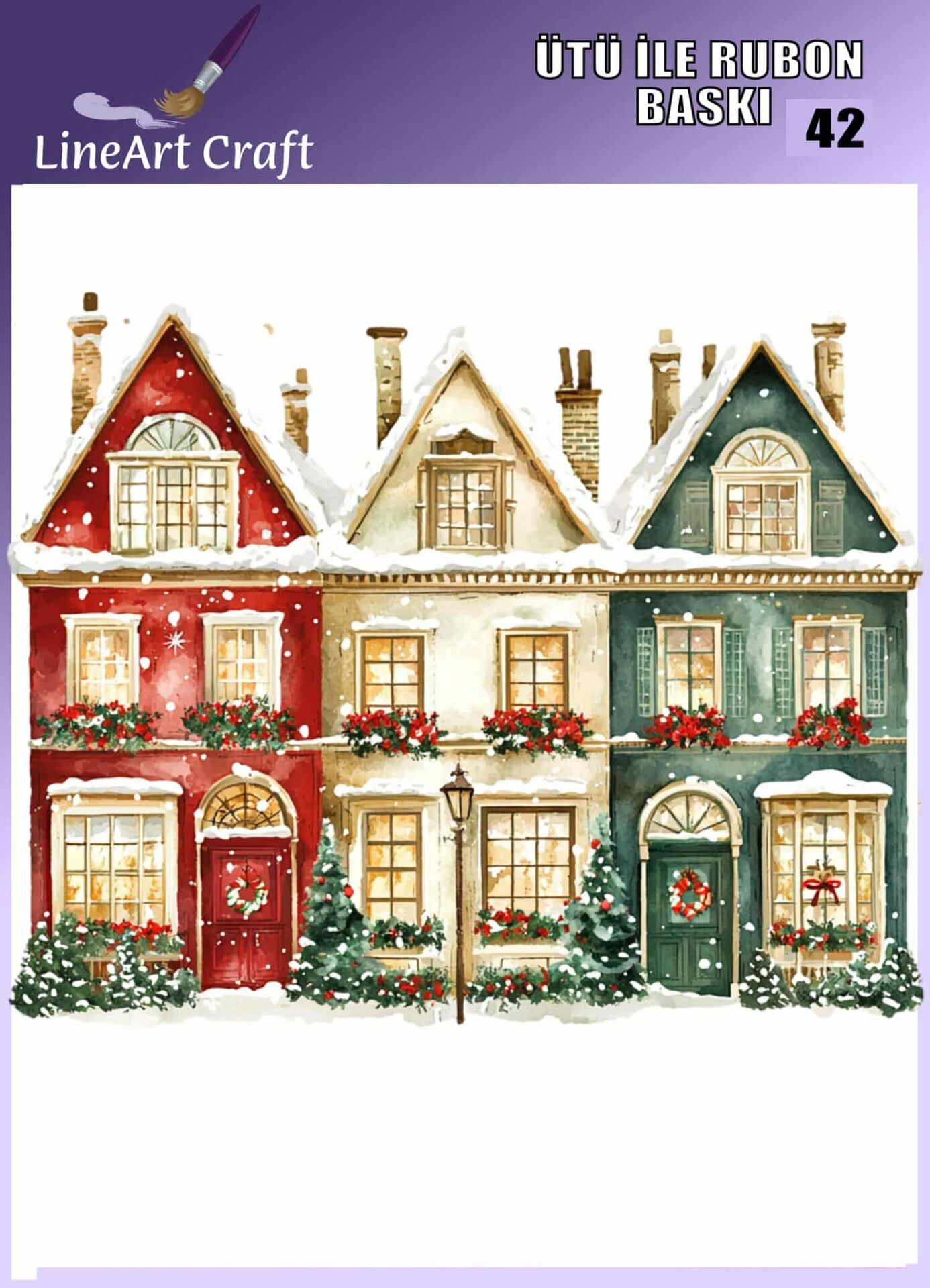 Ütü İle Rub On Transfer Ev desen