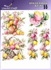 Ütü İle Rub On Transfer 55 limon desen