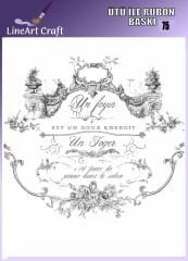 Ütü İle Rub On Transfer 75yazılı desen