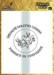 Ütü İle Rub On Transfer XL15 yazılı desen