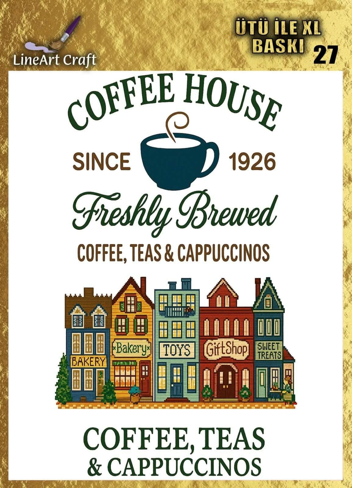 Ütü İle Rub On Transfer XL27yazılı desen