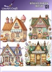 Ütü İle Rub On Transfer 131 ev  Desen