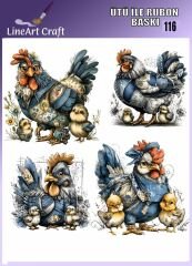 Ütü İle Rub On Transfer 116 jean ve tavuk