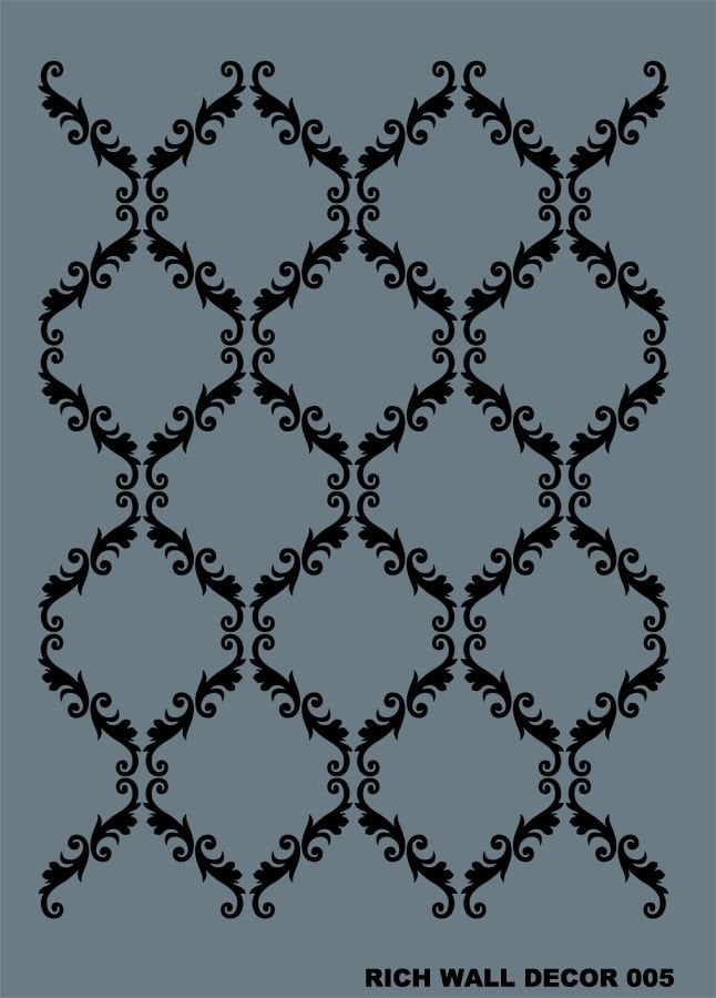 Wal Stencil Duvar Şablonu 05