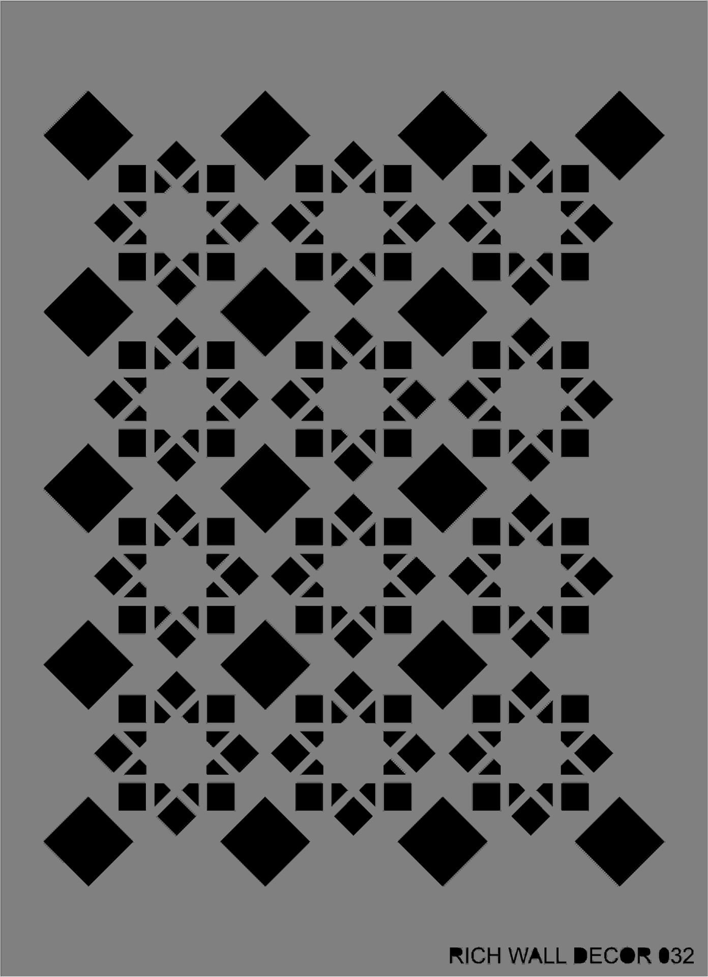 Wal Stencil Duvar Şablonu 32