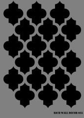 Wal Stencil Duvar Şablonu 35