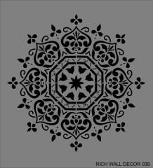 Wal Stencil Duvar Şablonu 39