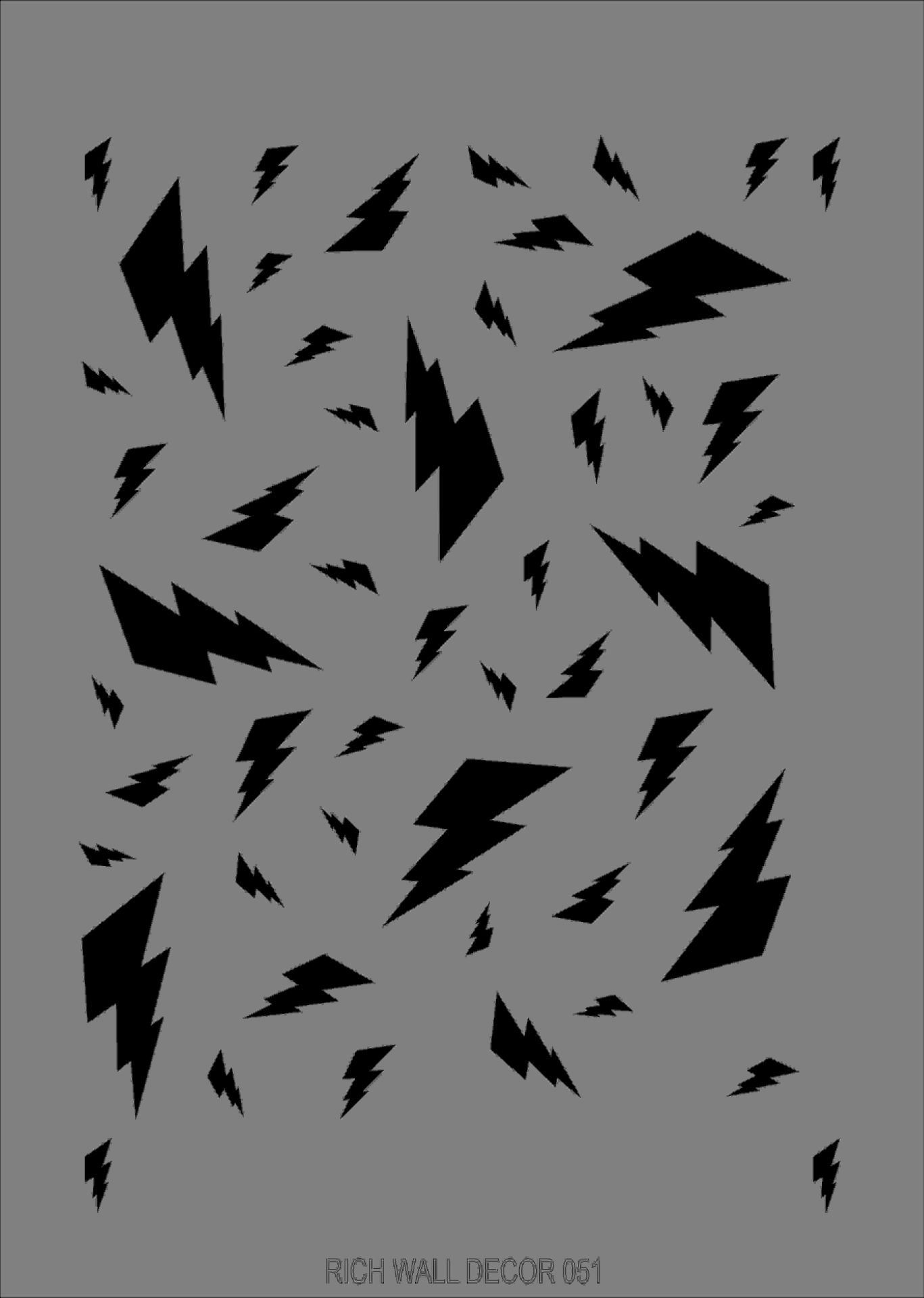 Wal Stencil Duvar Şablonu 51
