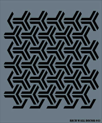 Wal Stencil Duvar Şablonu 13